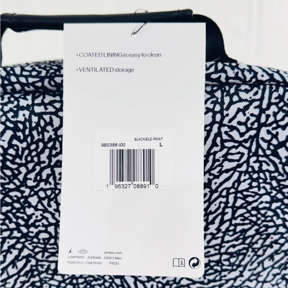 Nike Air Jordan Elephant Print Retro Jumpman Travel Shoe Bag Box Handbag Large - Picture 5 of 8
